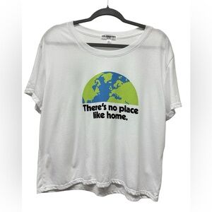 New! Sub_Urban Riot cropped short sleeve graphic t-shirt, cotton, women's XL